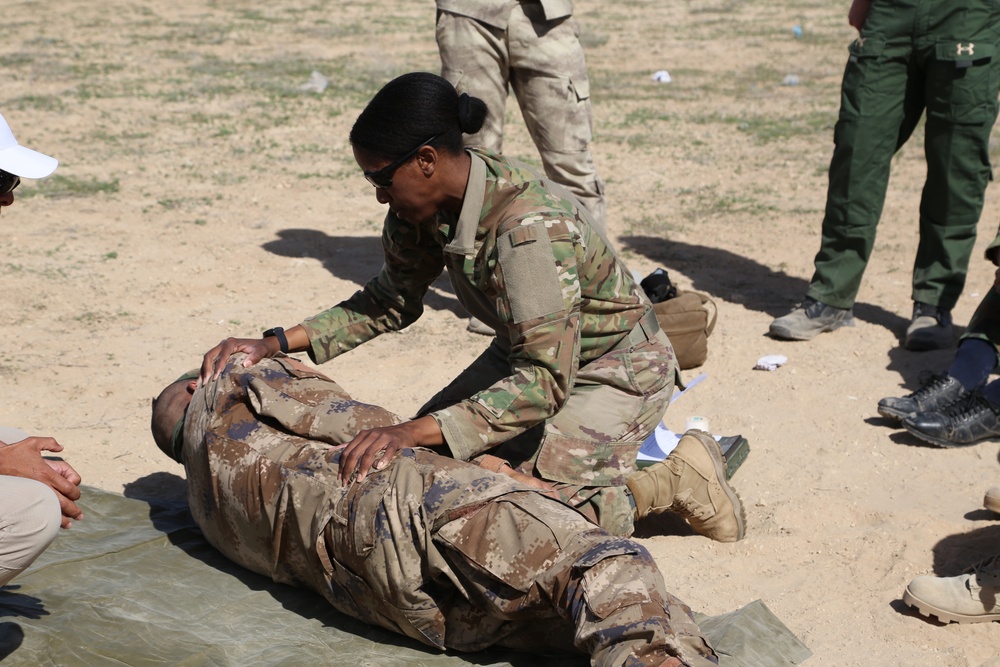 Iraqi Security Forces conduct life saving skills training