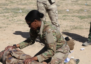 Iraqi Security Forces conduct life saving skills training
