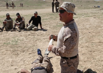 Iraqi Security Forces conduct life saving skills training
