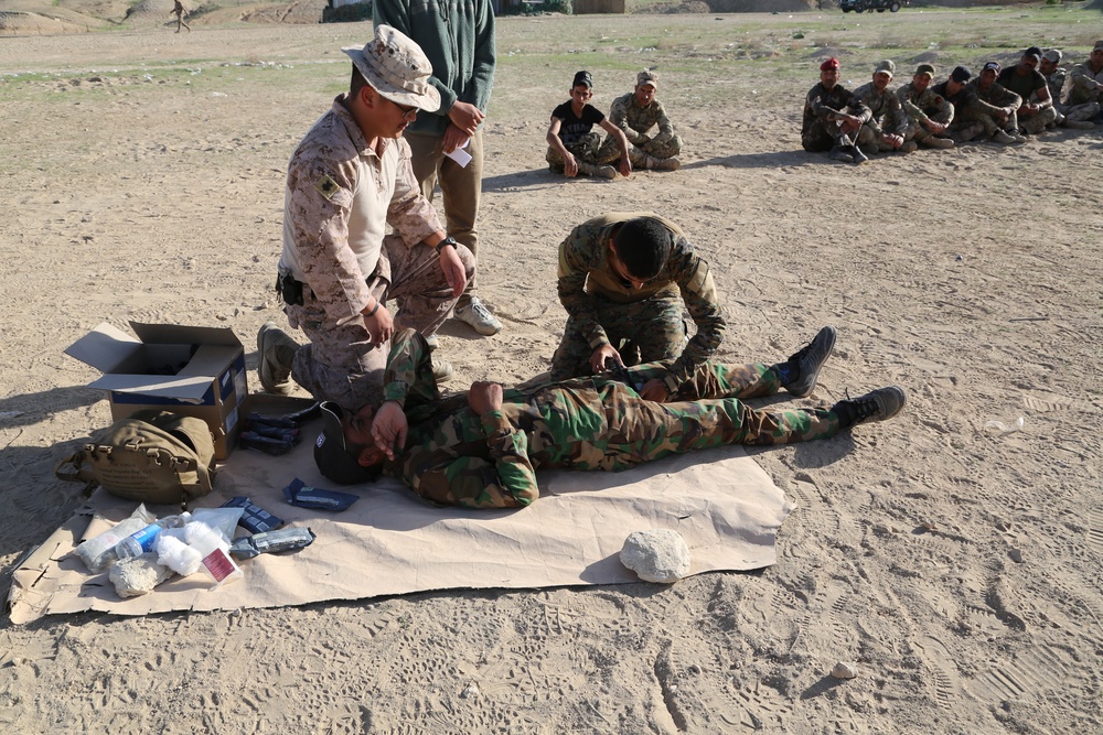 Iraqi Security Forces conduct life saving skills training