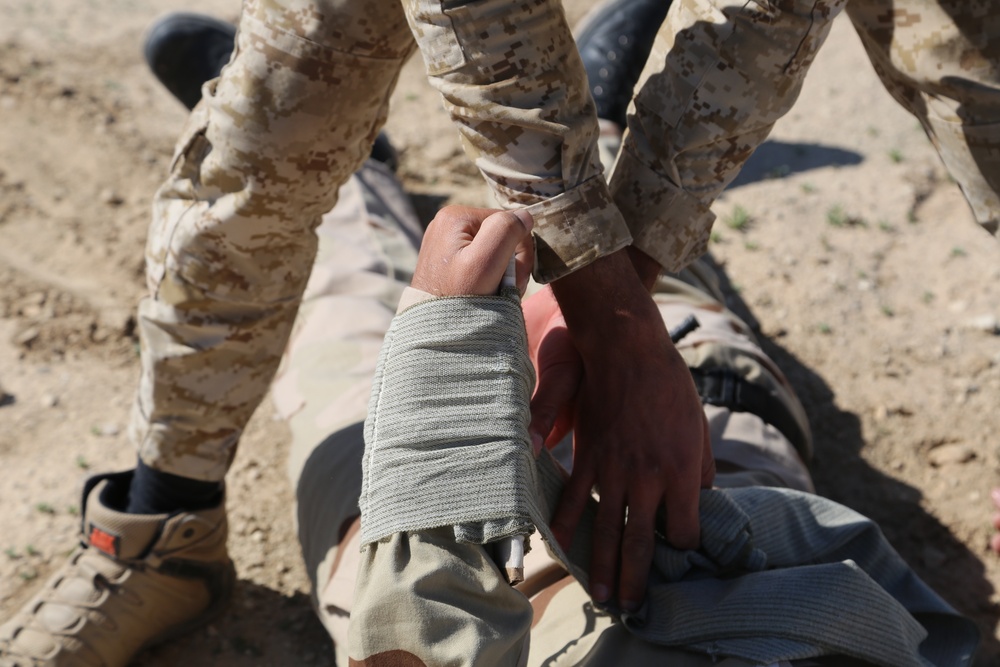 Iraqi Security Forces conduct life saving skills training