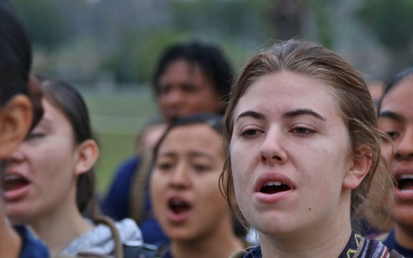 Orange County Women Live as Marine Recruits for Poolee Function
