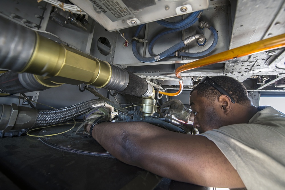 Airmen prep HH-60G for training