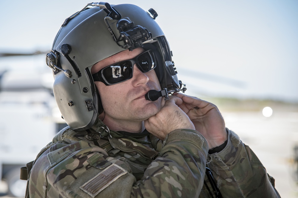 Airmen prep HH-60G for training