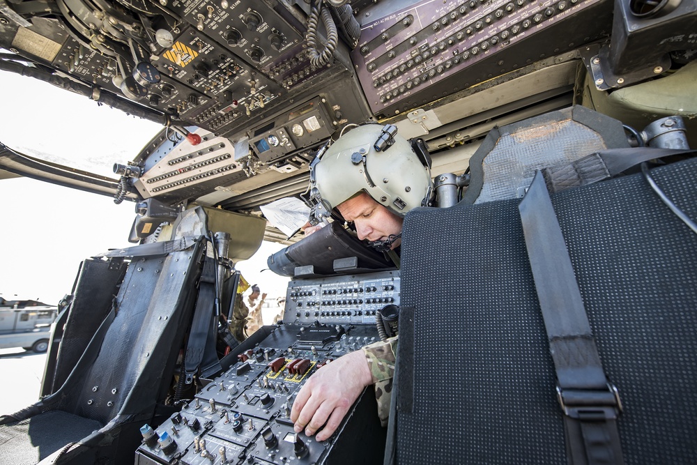 Airmen prep HH-60G for training