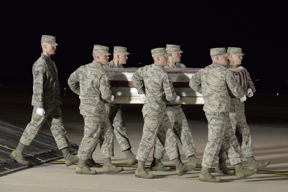Air Force Capt. Christopher T. Zanetis honored in dignified transfer March 18