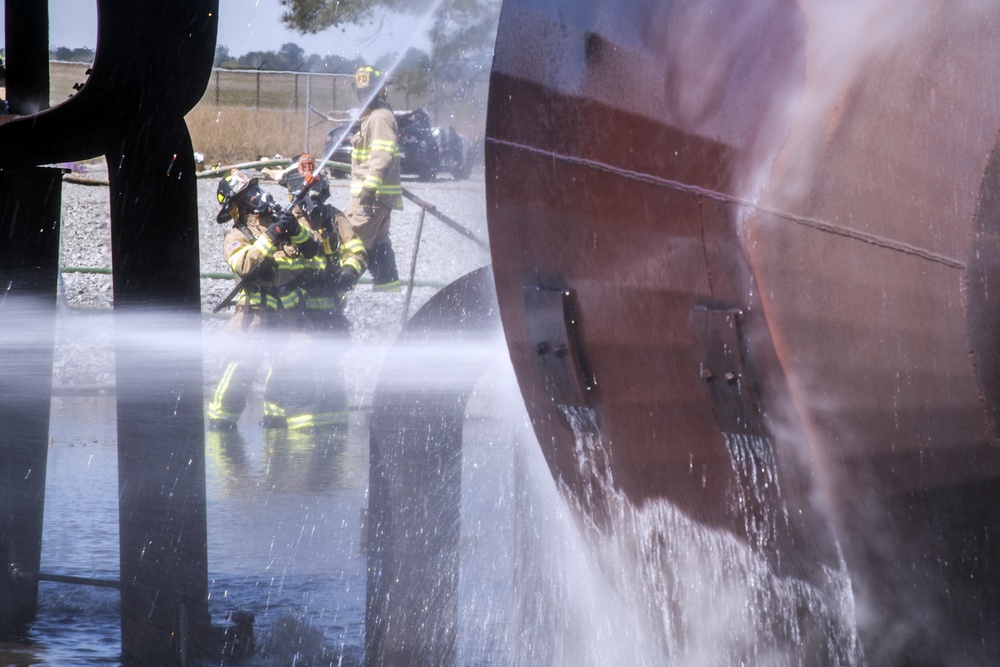 23d CEs fights fire, excites masses