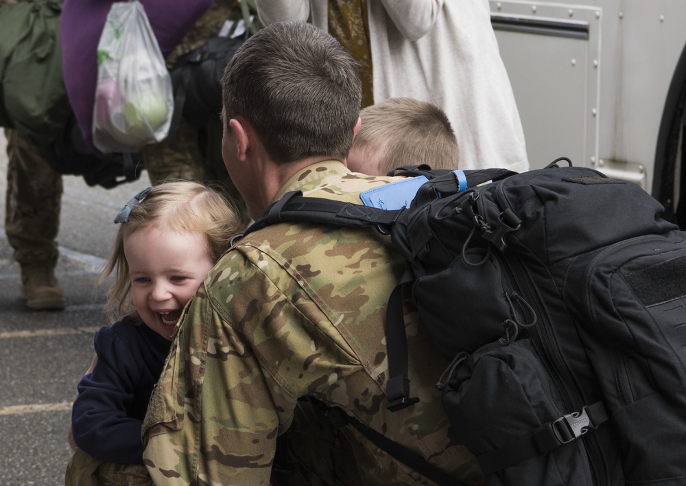 McChord deployers welcomed home by loved ones