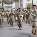 3rd ID Soldiers march in Savannah's St. Patrick's Day parade