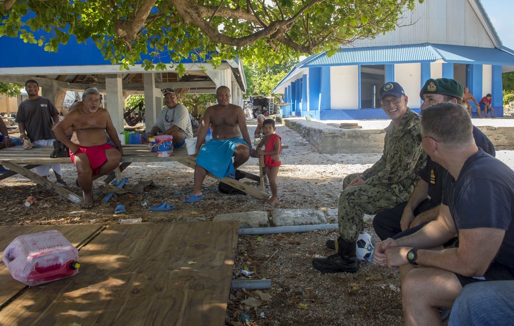.USNS Mercy Sailors visit the Caroline Islands near the Ulithi Atoll