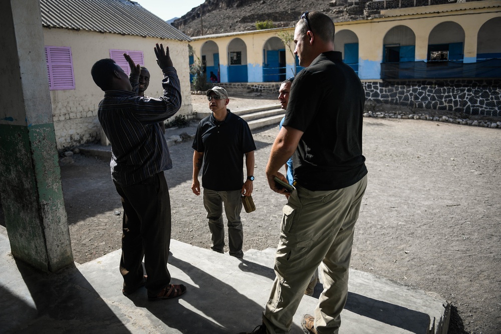 U.S. Soldiers meet with key leaders and conduct English discussion groups