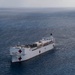 USNS Mercy Transits waters near the Ulithi Atoll