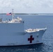 USNS Mercy Transits waters near the Ulithi Atoll