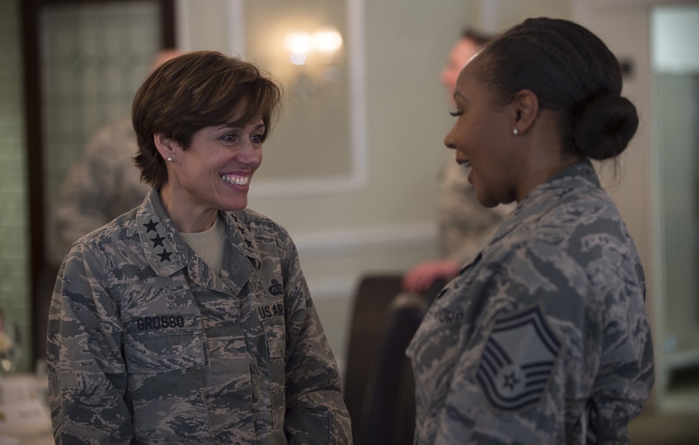 Lt Gen Gina Grosso Visits 501st CSW
