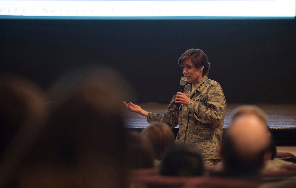 Lt Gen Gina Grosso Visits 501st CSW