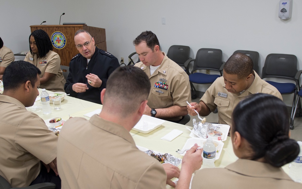 Surgeon General visits Navy Expeditionary Medical Support Command