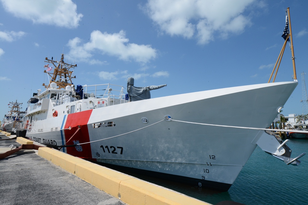 Coast Guard Cutter Richard Snyder arrives at new homeport in Atlantic Beach, NC