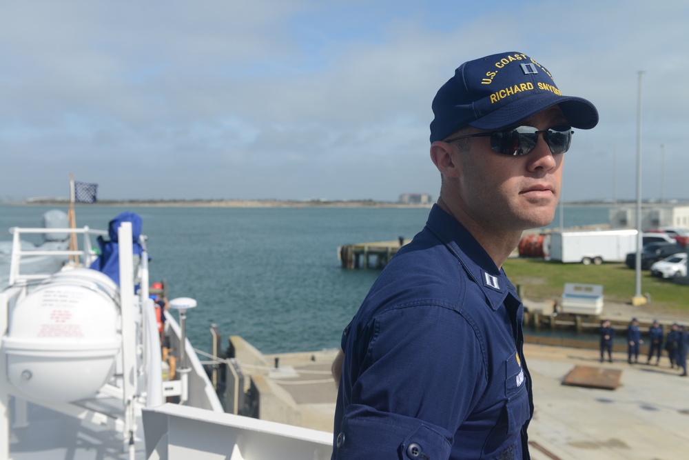Coast Guard Cutter Richard Snyder arrives at new homeport in Atlantic Beach, NC