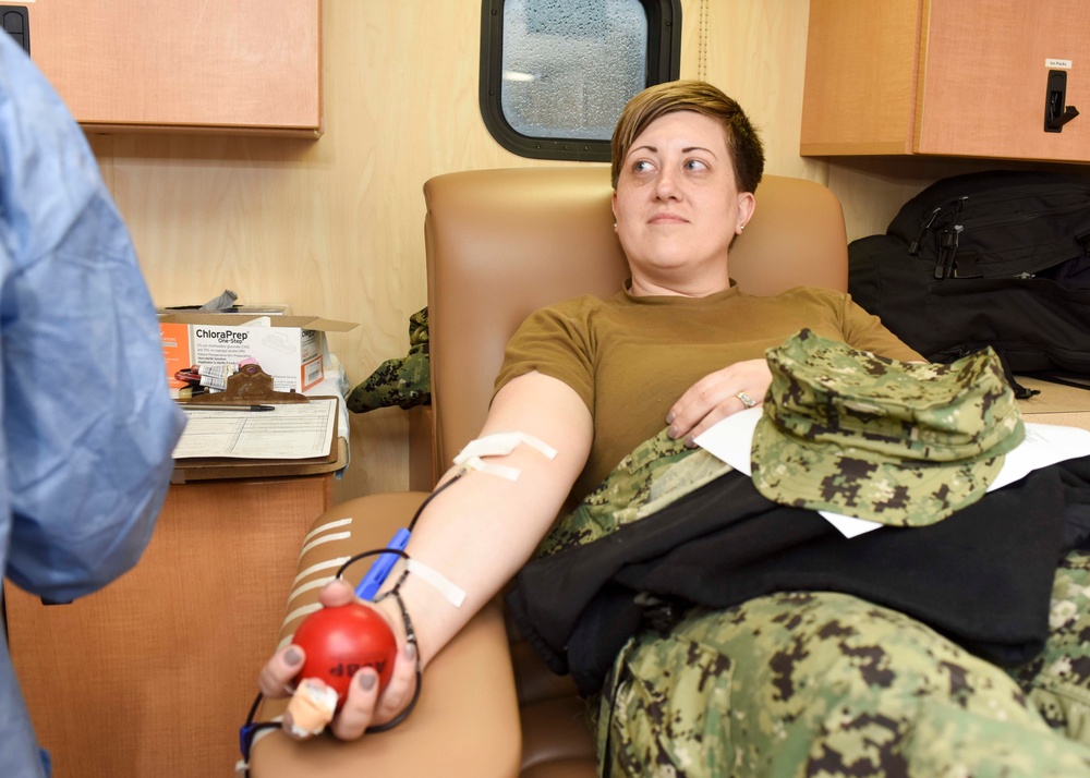 NECC participates in Armed Services Blood Program