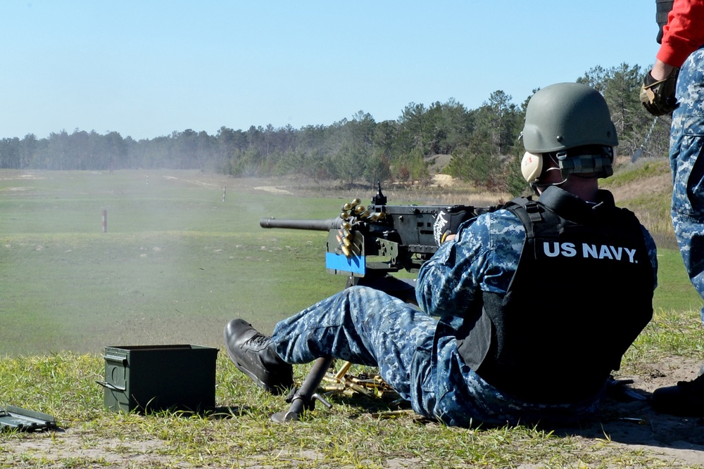 Reserve Sailors Qualify with Crew Served Weapons Reserve Sailors Qualify with Crew Served Weapons