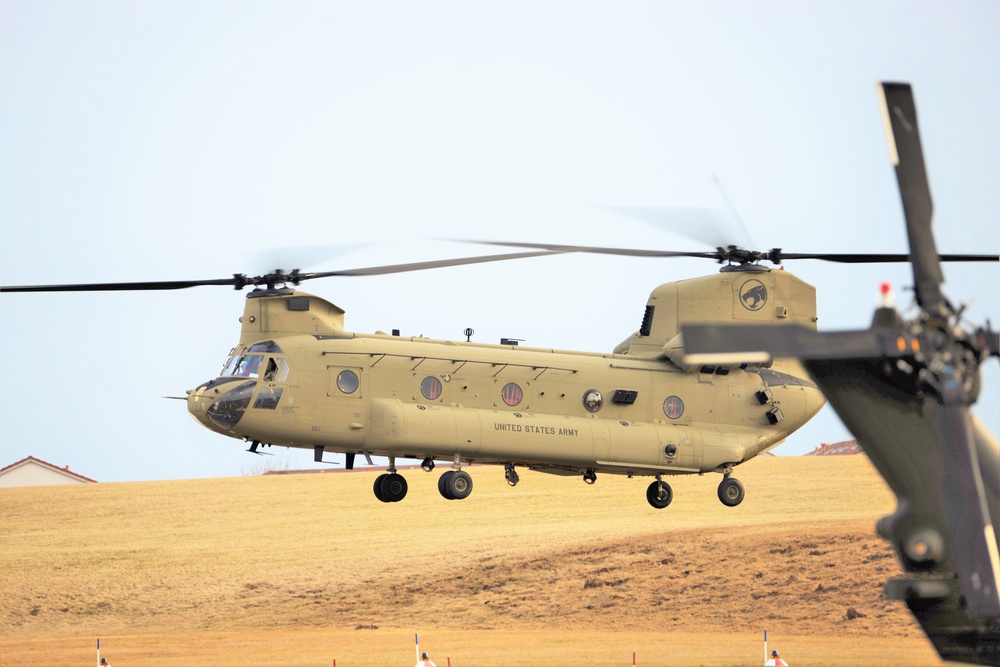 Katterbach Army Airfield in Ansbach, Bavaria, Germany