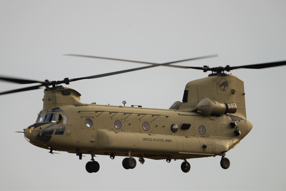 Katterbach Army Airfield in Ansbach, Bavaria, Germany