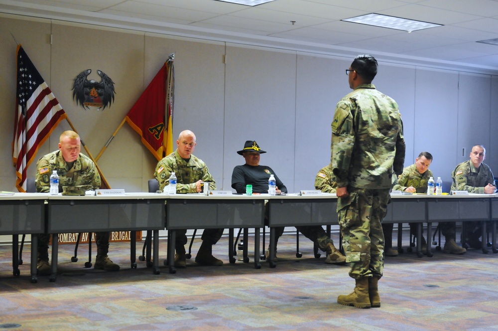 DVIDS - Images - Soldier addresses CAB Soldier of the Quarter board ...