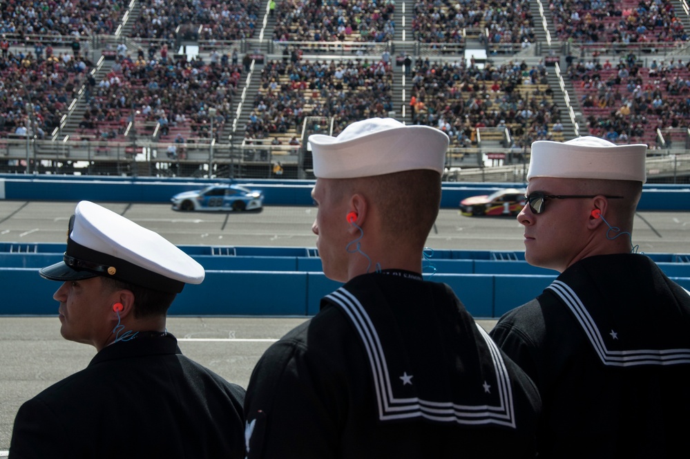 USS America attends NASCAR event