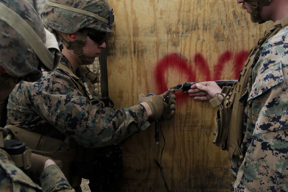 Make a Hole: Marines perform Urban Breaching