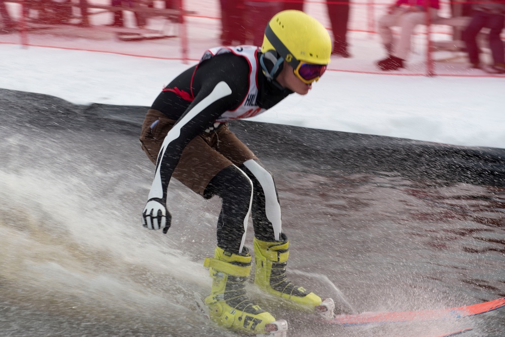 JBER celebrates thaw at Hillberg Ski Area 2018 Slush Cup