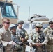 Briefing before convoy live-fire