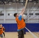 US Marines and Sailors compete in volleyball challenge