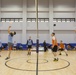 US Marines and Sailors compete in volleyball challenge