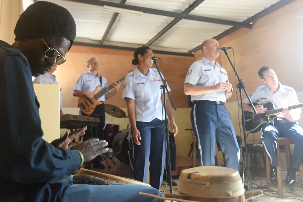USAFE Band rocks out with Senegalese music students