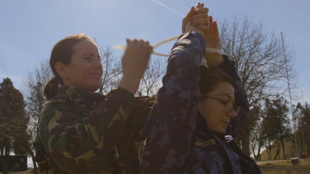26th MEU, Romanian FET conduct detainee handling training during Spring Storm 2018