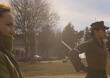 26th MEU, Romanian FET conduct detainee handling training during Spring Storm 2018