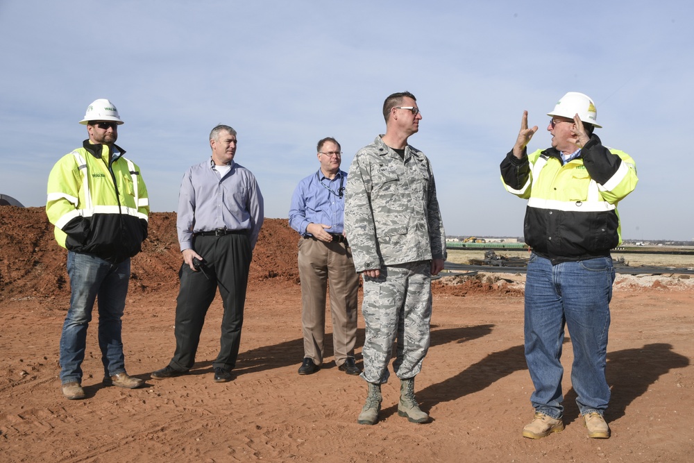 Tinker's new control tower footing in-place