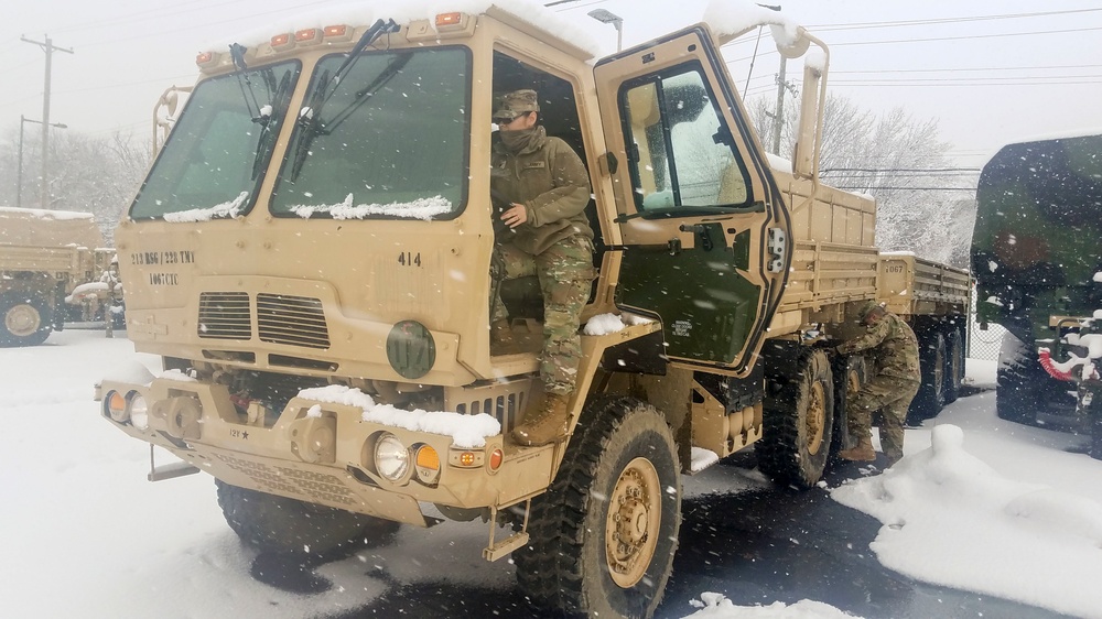 Pa. Guard supports statewide response to Winter Storm Toby