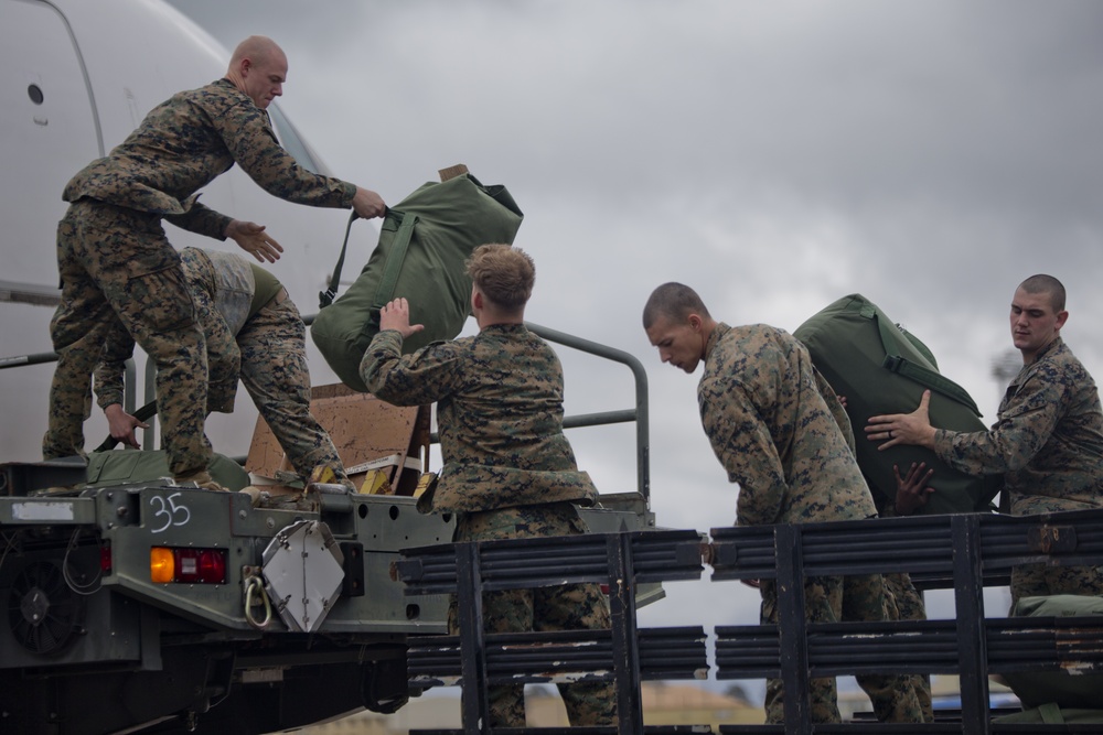 U.S. Marines deploy to Spain