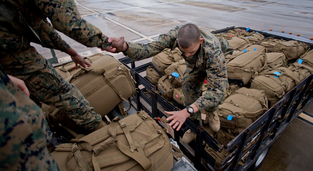 U.S. Marines deploy to Spain