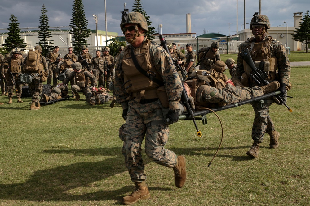 31st MEU conducts mass casualty response training