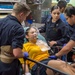 Sailors participate in medical readiness drill aboard USNS Mercy