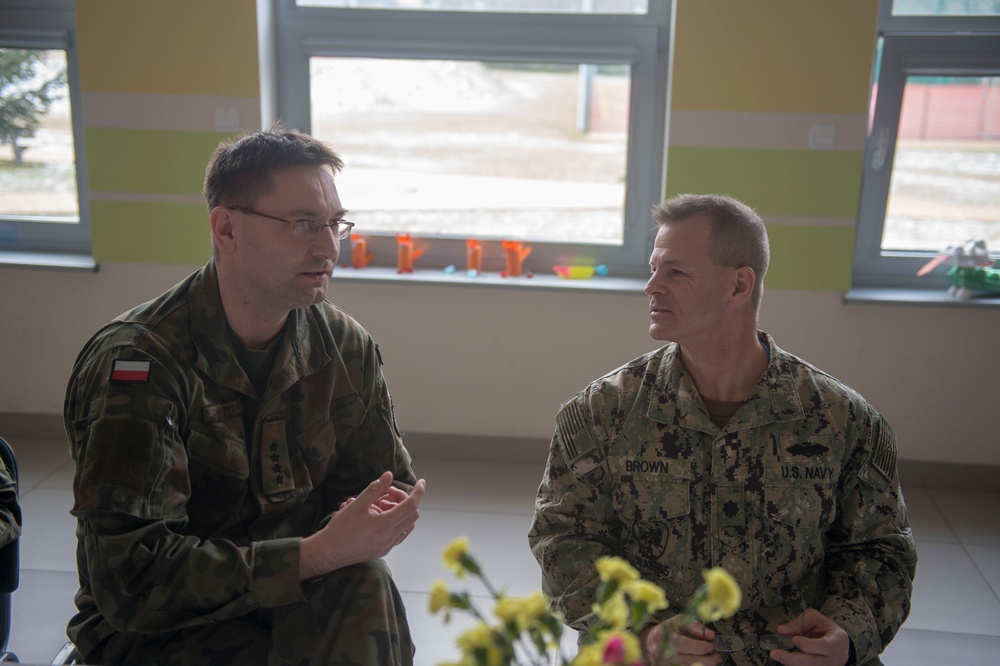 Naval Support Facility Redzikowo Hosts Polish Army