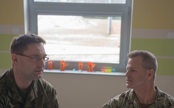 Naval Support Facility Redzikowo Hosts Polish Army