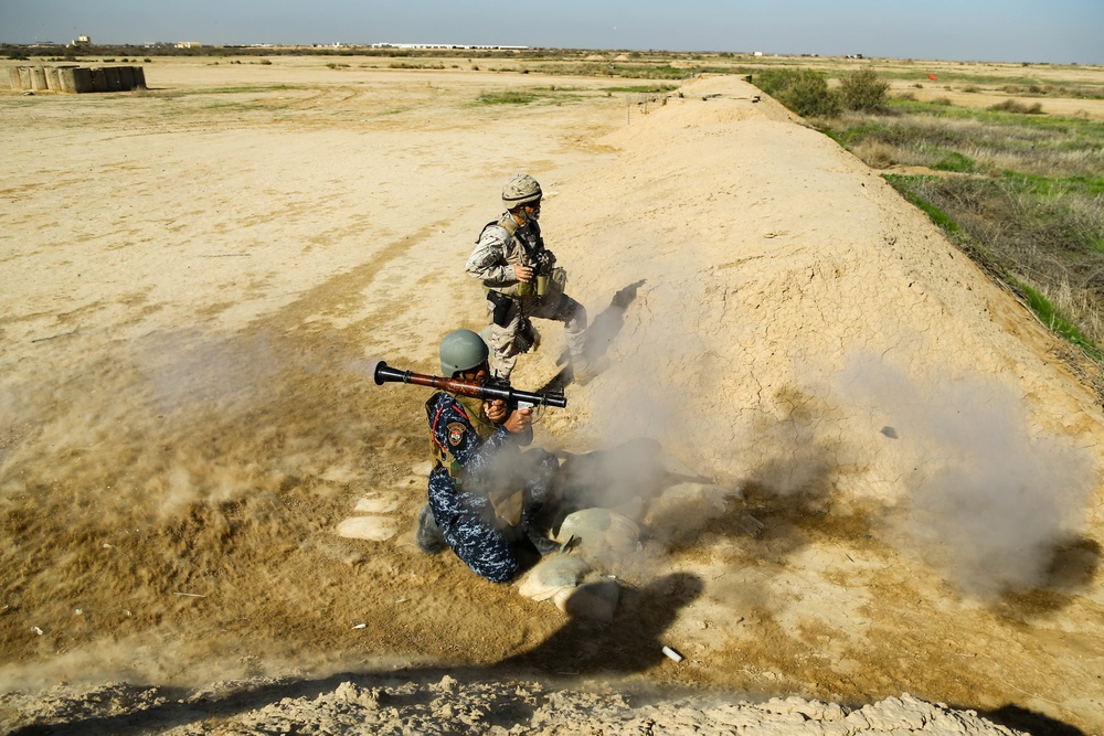 Rocket-propelled grenade range at Besmaya Range Complex