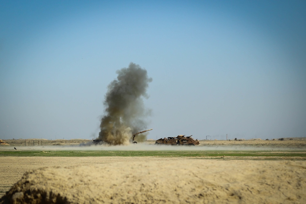 Rocket-propelled grenade range at Besmaya Range Complex
