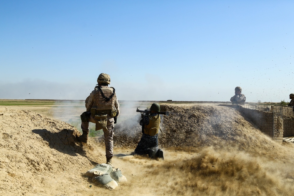 Rocket-propelled grenade range at Besmaya Range Complex