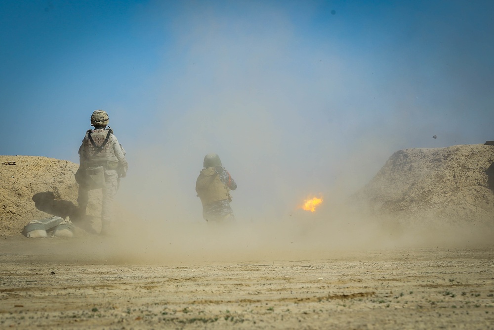 Rocket-propelled grenade range at Besmaya Range Complex
