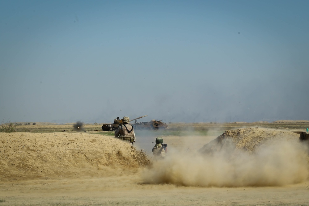 Rocket-propelled grenade range at Besmaya Range Complex