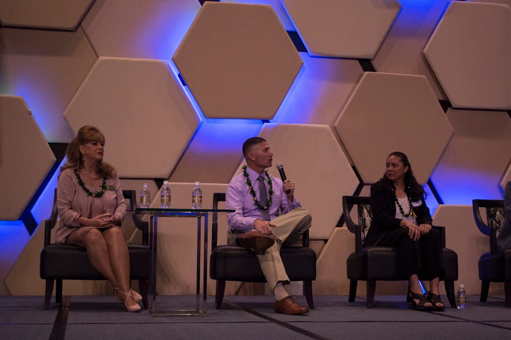 Decision Making and Delegation Panelists speak during 2018 Guam Joint Leadership Symposium